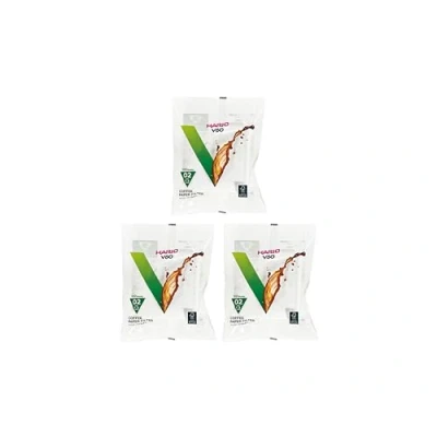 Bild av HARIO Parti med 3 x 100 filter för kaffemaskiner American White Book V60 02 VCF 100W Import från Japan