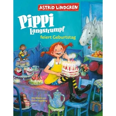 Bild av Pippi Langstrumpf feiert Geburtstag: Ein Kinderbuchklassiker von Astrid Lindgren für Kinder ab 4 Jahren