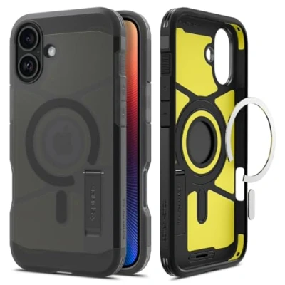 Bild av Spigen Tough Armor (AI) MagFit Skal Kompatibel med iPhone 16 Case Fodral Frost Black