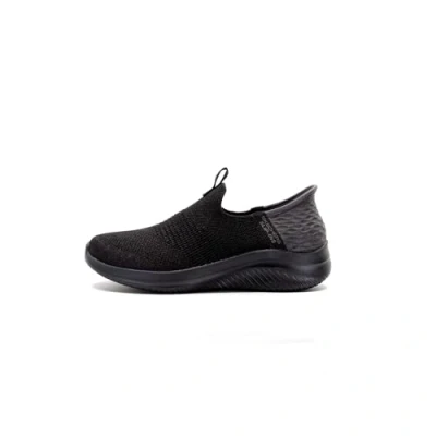 Bild av Skechers dam Sneaker Ultra Flex 3.0 smidigt steg, Svart stickad jersey trim, 39.5 EU