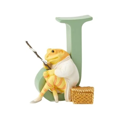 Bild av Beatrix Potter alfabet brev J Mr Jeremy Fisher Figur