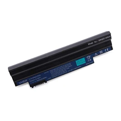Bild av Batteri LI ION 4400 mAh 11,1 V i svart lämplig för Acer Aspire One D255, D260 etc. ersätter AL10A31, AL10B31, AL10BW, AL10G31, BT.00603.121