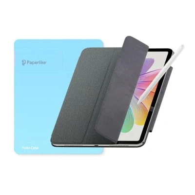 Bild av Paperlike’s Folio Case för iPad Pro 11&quot; (2024) lätt, tunt, skyddande fodral med Apple Pencil laddning, auto sleep/wake