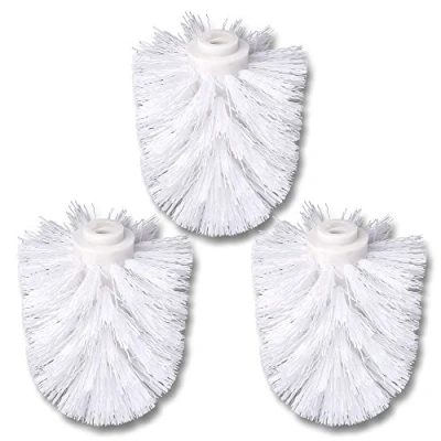 Bild av Schramm® 3 pack WC reservborsthuvud vitt reservborstar borsthuvud individuellt utbytbart med toalettborste toalettborstar reservtoalettborste toaletter borstar