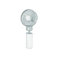 Bild av Platinet PRDF6107, Grå, Vit, 1 fläkt/ ar, 9 h, Handhållen fläkt, styck, 3,7 V