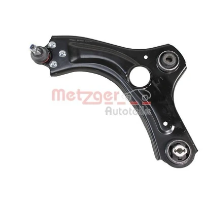 Bild av METZGER 58138702 Bras de suspension avec support en caoutchouc, rotule Essieu avant droit barre oscillant transversal