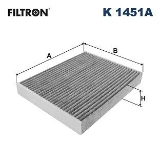 Bild av Filter, kupéventilation FILTRON K 1451A