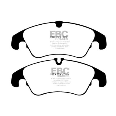 Bild av EBC Brakes Bromsbeläggssats, skivbroms DP41986R AUDI [A4, A5]