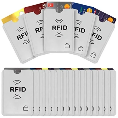 Bild av BOOLAVARD 20 st. Anti Scan RFID blockerande fodral kreditkort ID kort skydd blockerare