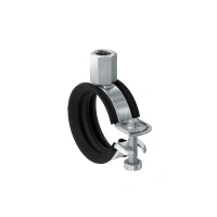 Bild av Fischer 562351, Rörklammer, stål, Svart, 20 24 mm, 1,27 cm (0.5), EPDM, Styrenbutadien (SBR), Zink 0,7 kN