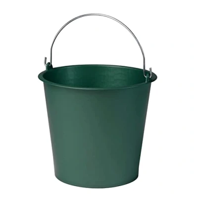 Bild av 10 l jordbrukshink plasthink med metallhandtag Ø 28 x H 24,5 cm grön
