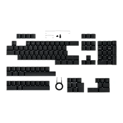 Bild av ASUS ROG PBT Keycap Set, Premium, Durable Material Keycaps with Shortened Stems and Mid Height Profiles, Providing Better Click Stability Longer Lifespan, UK Layout