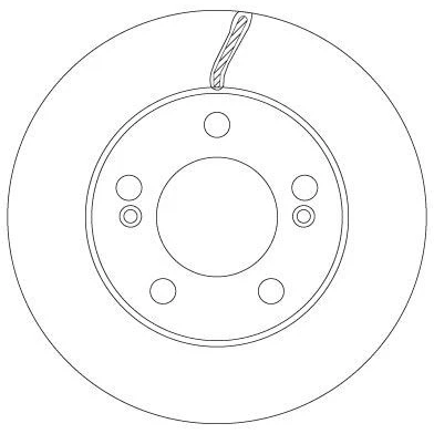Bild av TRW DF6888 Disque de frein 294 28 5 130 ventilé peint SSANGYONG: Rexton / 2, Kyron, W