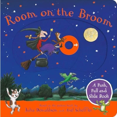 Bild av Room on the Broom: A Push, Pull and Slide Book