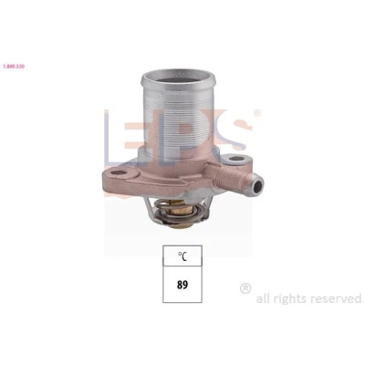 Bild av EPS 1.880.330 Thermostat d&#039;eau 89 Made in Italy OE Equivalent avec joint d&#039;étanchéite RENAULT: TWINGO 1, Kangoo I, I Express