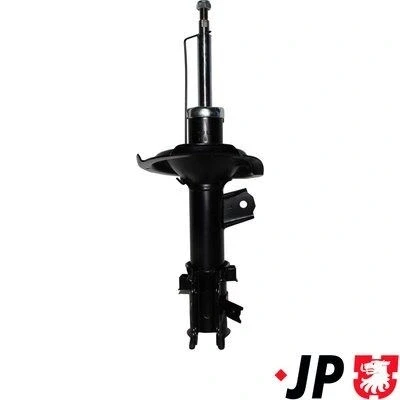 Bild av JP GROUP 3642100670 Amortisseur Essieu avant gauche Pression de gaz Système bitube Jambe suspension Goujon en haut KIA: RIO 2