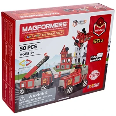 Bild av magformers GmbH 278 56 Amazing Rescue Set 50T, färgglad, från 36 månader