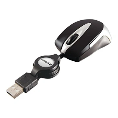 Bild av Verbatim 2992353 Go Mini USB Optisk Resemus med Utdragbar Kabel, Svart