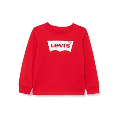 Bild av Levi&#039;s Batwing TEE Långärmad tröja för barn, Storlek: 128, Red/white