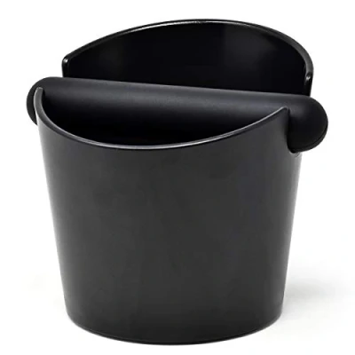Bild av Joeji&#039;s Kitchen Kopplingsbehållare för skärmhållare Espresso knackningsbehållare kaffesump avslagslåda Knock box knackbox barista stil med avtagbar och halkfri bas Svart