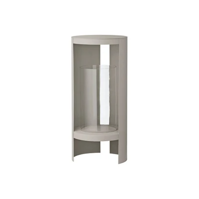 Bild av AYTM Ora lykta, gråbrun, höjd 58,4 cm, glas, aluminium