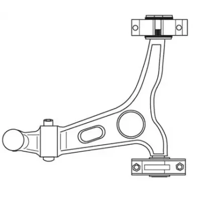 Bild av VAICO V51 0070 Bras de suspension Qualité originale avec rotule Essieu avant droit barre oscillant transversal
