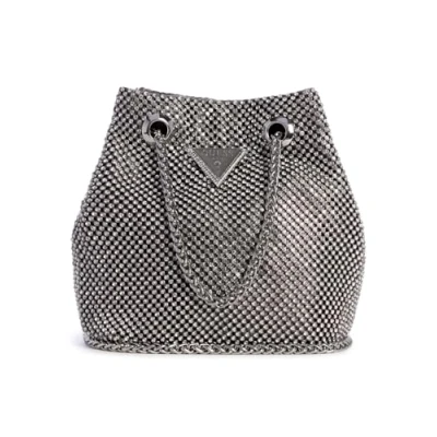 Bild av Guess Zalina Pouch Axelremsväska silvercoloured, Storlek: One Size, Silver coloured