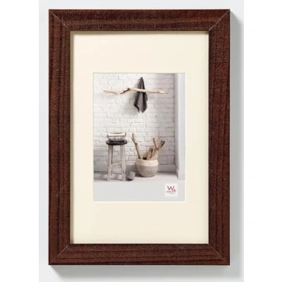 Bild av walther design tavelram valnöt 30 x 40 cm med passepartout, Hem träram HO040N