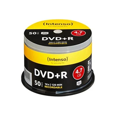 Bild av Intenso DVD+R 16 x Speed 50 spindel DVD ämnen