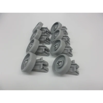 Bild av Whirlpool Indesit 481252888112 korghjul diskmaskin C00311316 hjul till undre korg, 8 pack