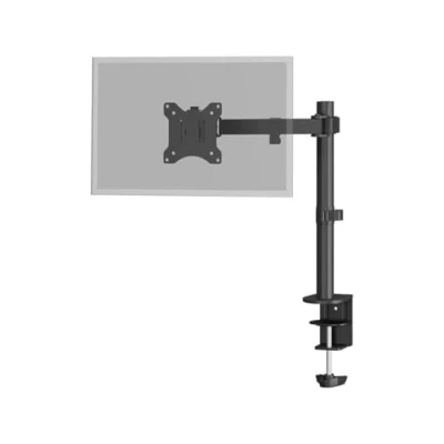 Bild av Goobay Monitorarm Single Flex 1732 tums skärm bordsfäste VESA 75 och 100 mm roterbar, svängbar lutbar höjdjusterbart fäste maximal belastning 8 kg svart 58528