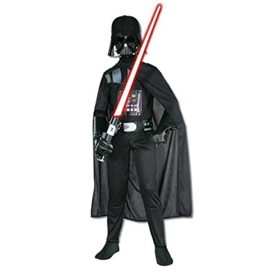 Bild av Rubie&#039;s 882009 Star Wars Darth Vader kostym för barn, S (34 år)