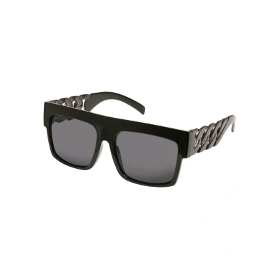Bild av Urban Classics Zakynthos WITH Chain Solglasögon, Storlek: One Size, Black silver