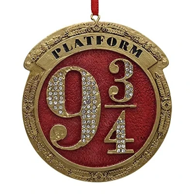 Bild av Nemesis Now Harry Potter tåg plattform 9 3/4 hängande prydnad, röd, 8,2 cm (B5677T1)