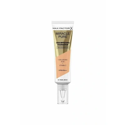 Bild av MAX Factor Miracle PURE Skinimproving Foundation 35 Pearl Beige 30ML Foundation, Storlek: 30 ml, Multicolor