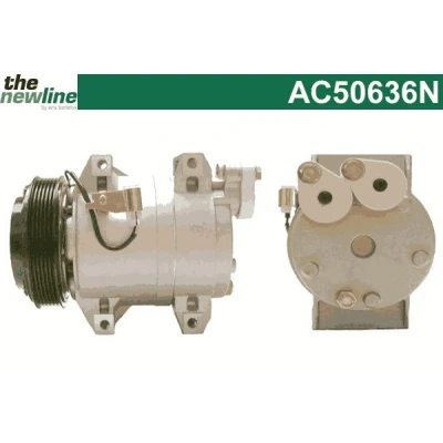 Bild av The NewLine AC50636N Compresseur De Climatisation DKS17D VOLVO: XC90 I, S60 V70 2