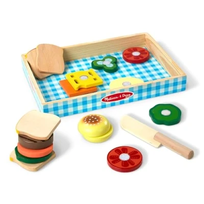 Bild av Melissa &amp; Doug Sandwich lekset i trä