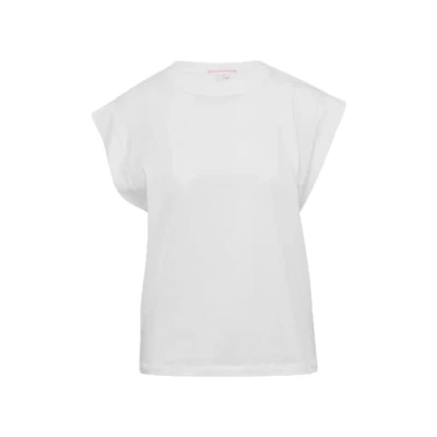 Bild av QS MIT Schulterdetail Tshirt bas, Storlek: Medium, Weiß