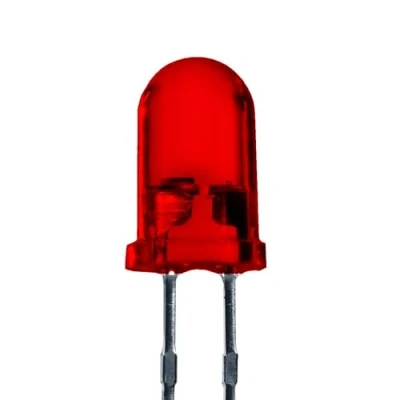 Bild av Lumetheus LED 5mm Färg Röd 3000 mcd 25 Stycken Lysdiod väldigt ljust 3V Diod 2 Pin LEDs diffus
