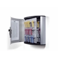 Bild av Durable 196623 nyckelskåp med kodlås Key Box Code 36 för nycklar, silverfärgad