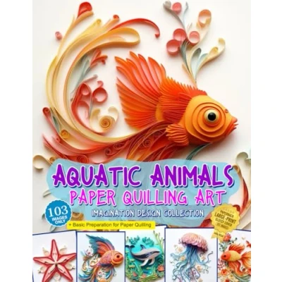 Bild av aquatic animals Paper quilling Art Imagination design Collection: Fish and other collection