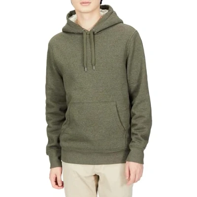 Bild av Amazon Essentials Sherpa fodrad tröja för män, sweatshirt, oliv, X Large