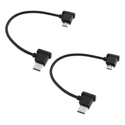 Bild av eMagTech 2 st datakabel för fjärrkontroll 16 cm Typ C till Micro USB kompatibel med DJI Mavic Mini Pro Air Drone kabel