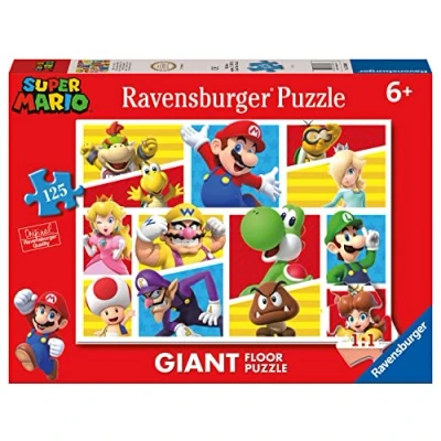 Bild av Ravensburger 5640 pussel 125 stycken jättestor Super Mario, flerfärgad