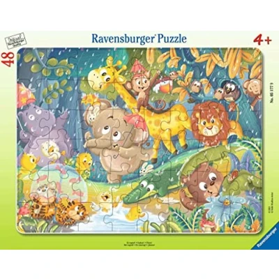 Bild av Ravensburger Barnpussel 05177 Es regn! Rampussel för barn från 4 år, med 48 delar