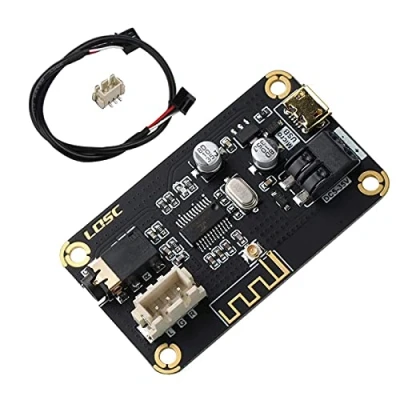 Bild av RUIZHI Bluetooth mottagarmodul, ljudstereo kort DC 5 V 35 trådlös elektronik modulchip för gör det själv hörlurar hem stereo