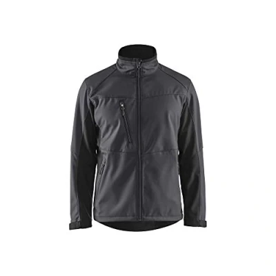 Bild av SOFTSHELLJACKA 4950 2516 MELLANGRÅ/SVART XL Beijerbygg Byggmaterial
