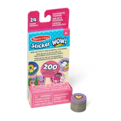 Bild av Melissa &amp; Doug Sticker WOW! Påfyllningspaket Enhörning