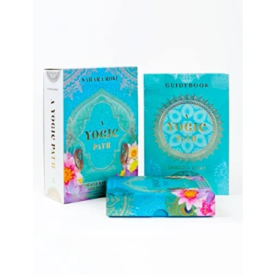 Bild av A Yogic Path Oracle Deck and Guidebook (Keepsake Box Set)