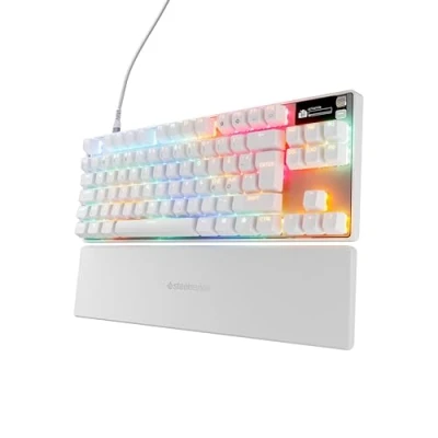 Bild av SteelSeries Apex Pro TKL Gen 3 Gaming Keyboard Utan numpad Nordisk Vit